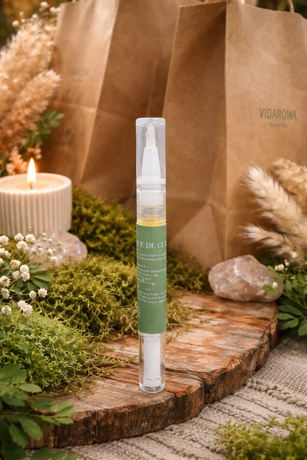 Aceite de cutícula en lápiz Vidaroma